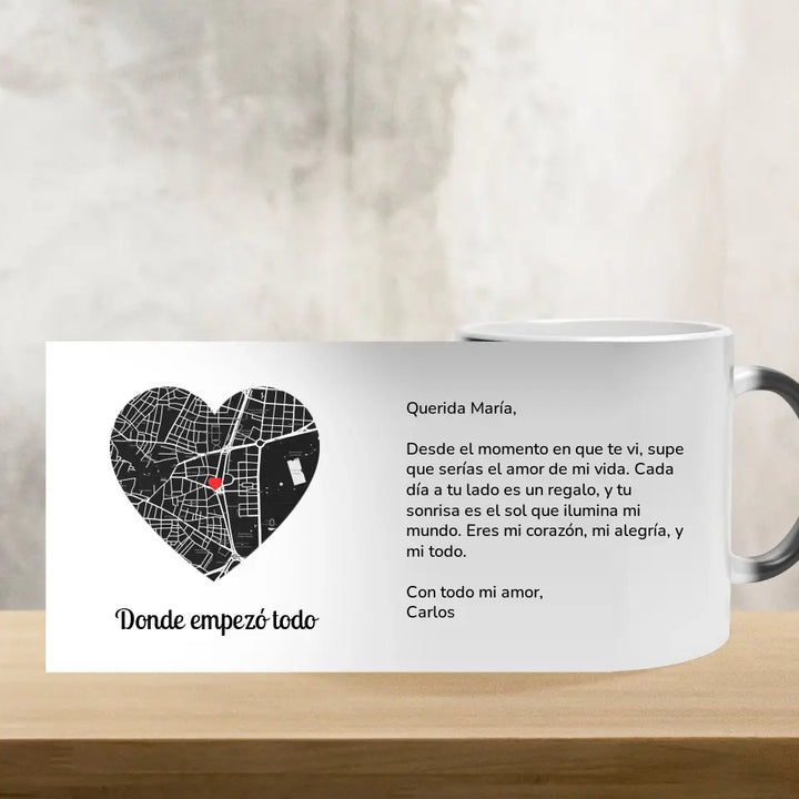 Taza mágica personalizada de 325 ml