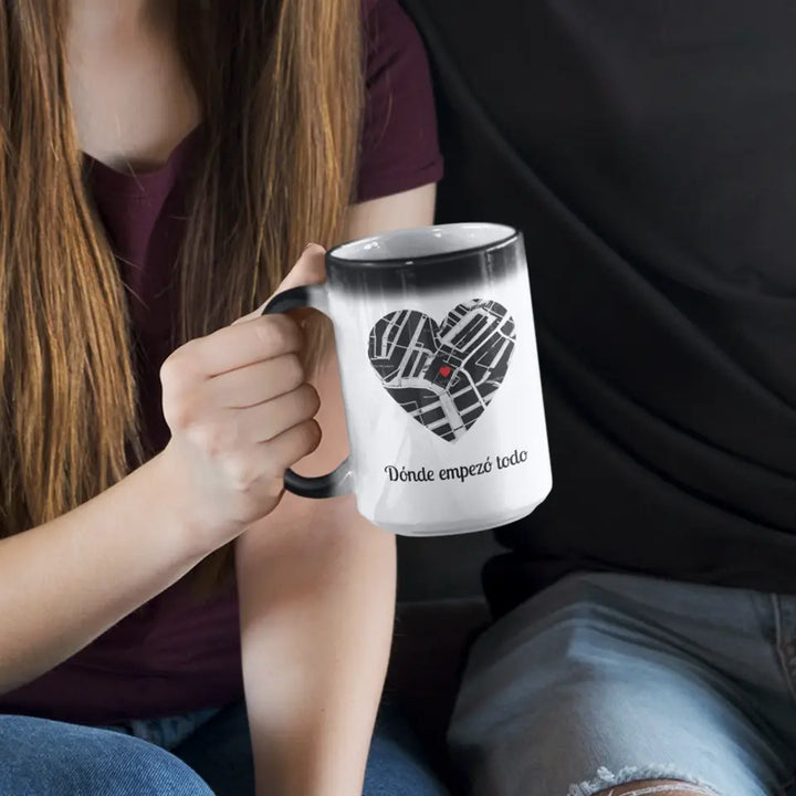 Taza mágica personalizada de 325 ml