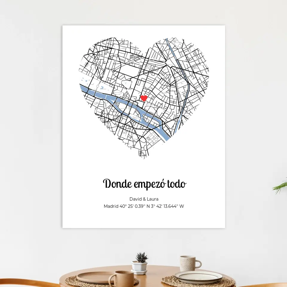 Donde empezó todo - Póster personalizado