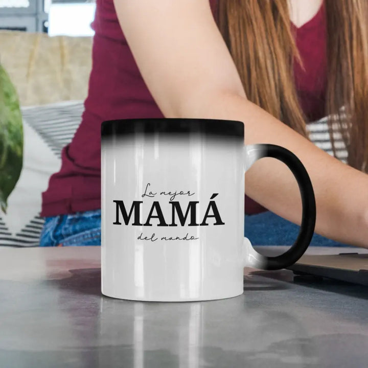 Mamá y foto - Taza mágica