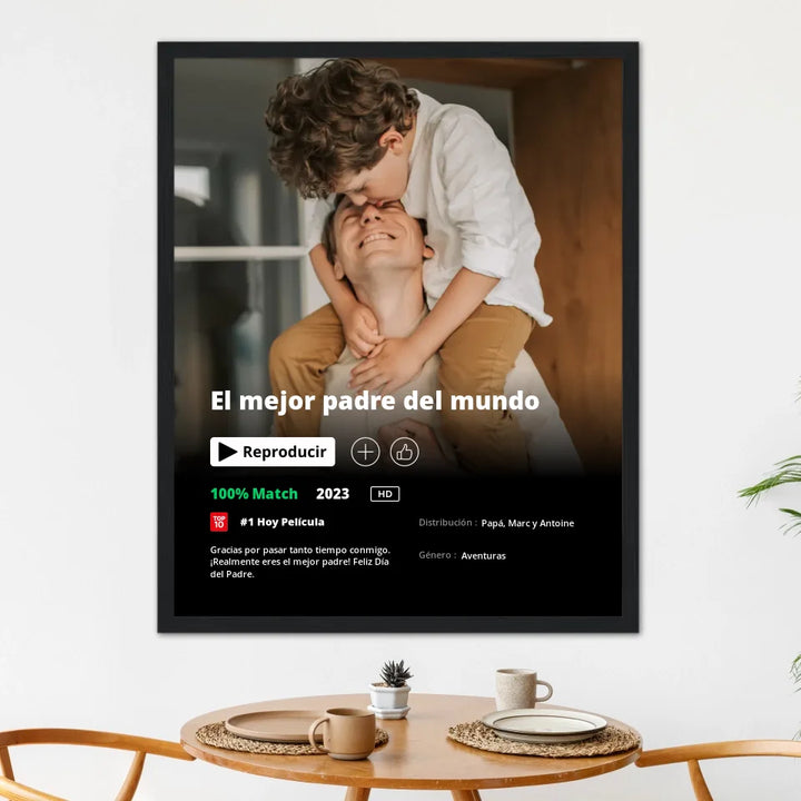 Póster Netflix Ed. Padre - Póster personalizado