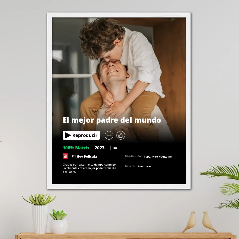 Póster Netflix Ed. Padre - Póster personalizado