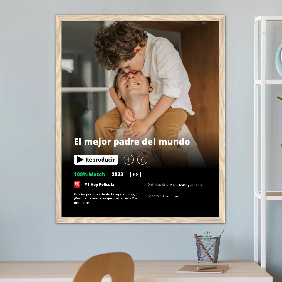 Póster Netflix Ed. Padre - Póster personalizado