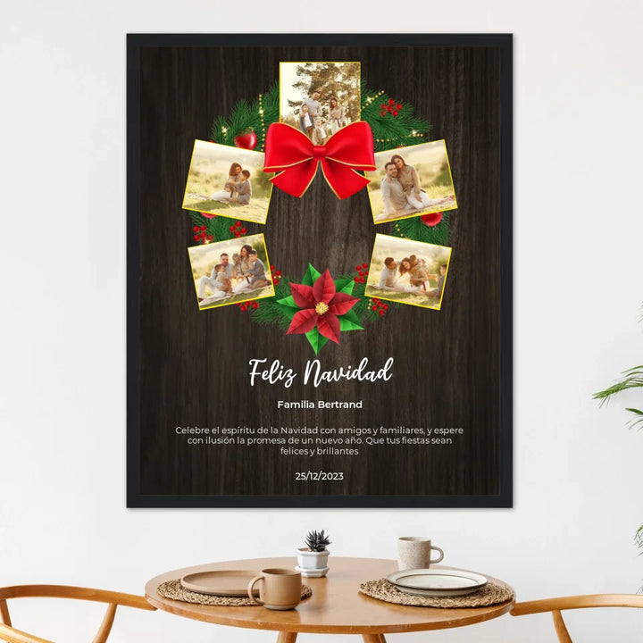 Feliz Navidad - Póster personalizado