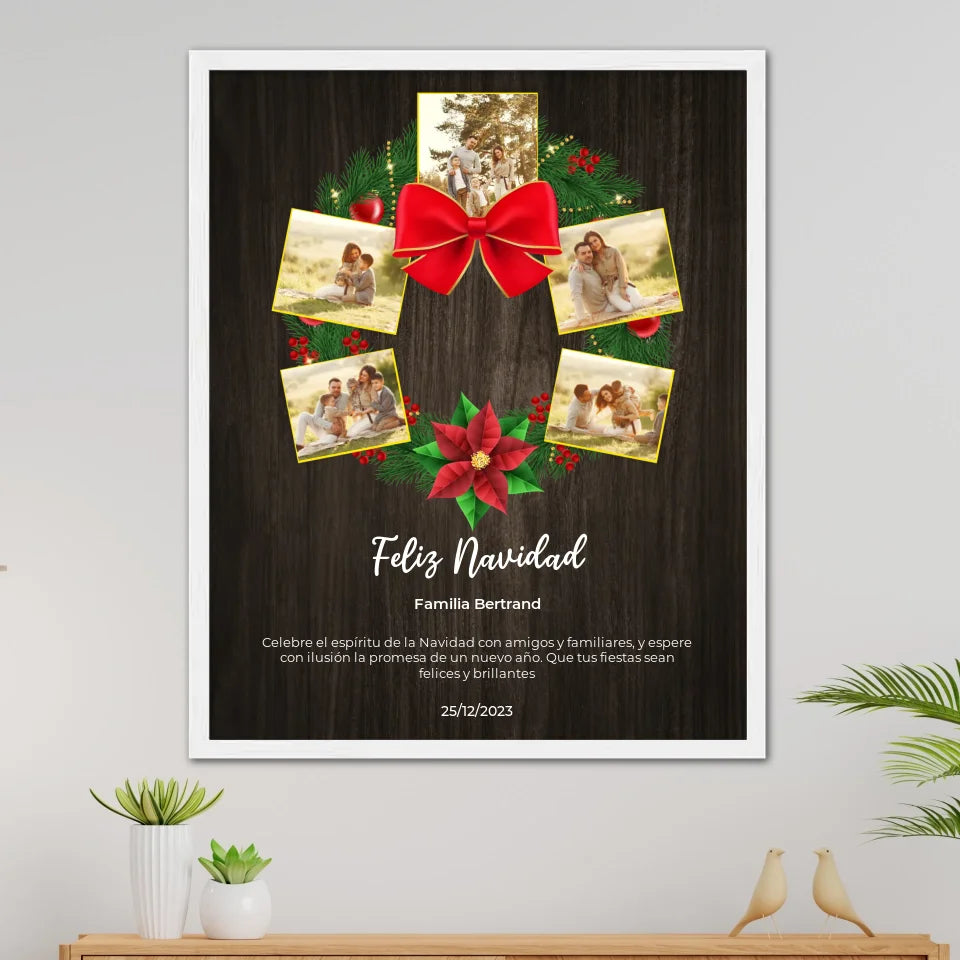 Feliz Navidad - Póster personalizado