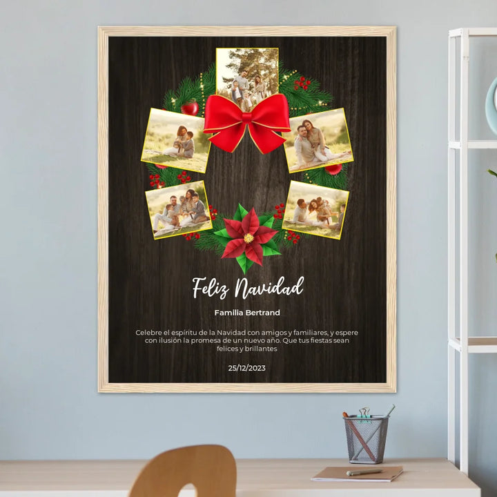 Feliz Navidad - Póster personalizado