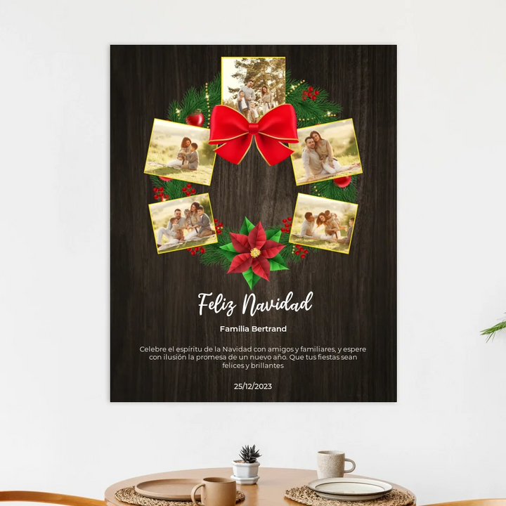 Feliz Navidad - Póster personalizado