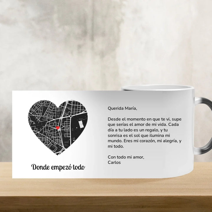 Taza mágica personalizada de 325 ml