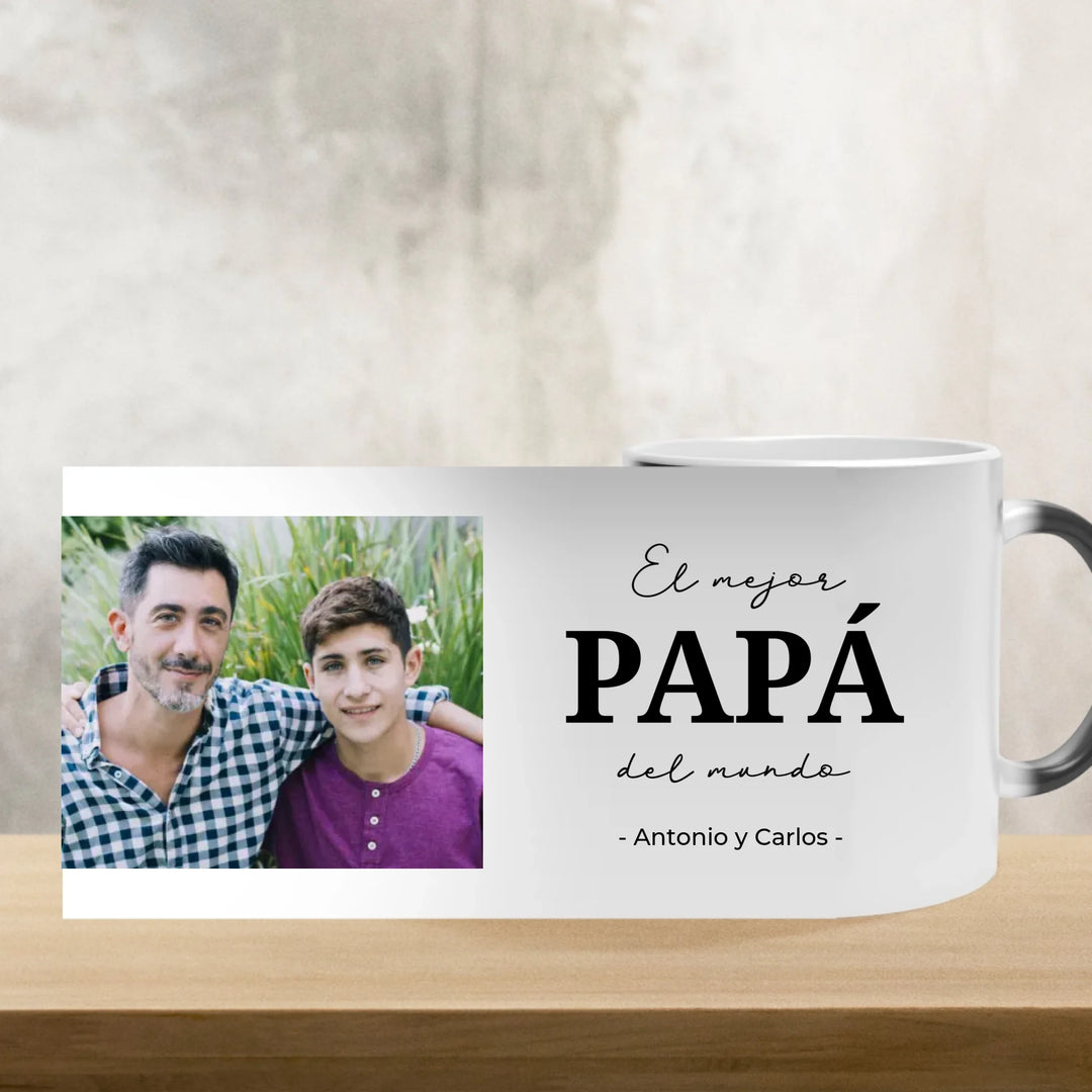 Papá y foto - Taza mágica