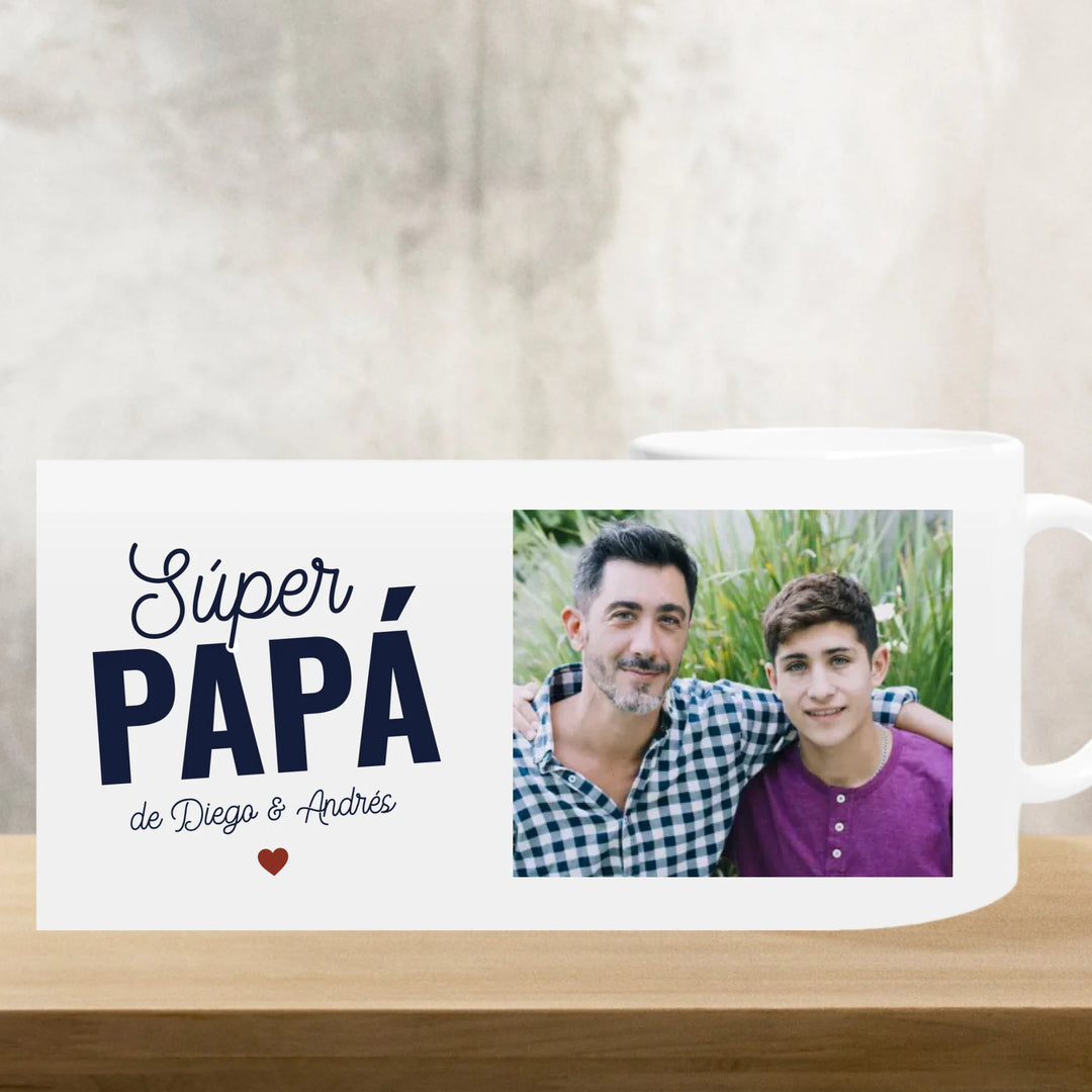 Súper PAPÁ - Taza personalizada